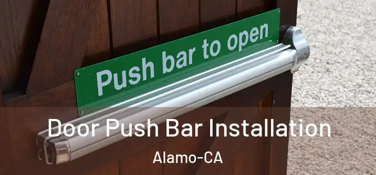  Door Push Bar Installation Alamo-CA