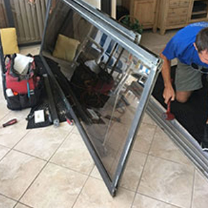 sliding glass door frame repair Alamo